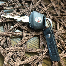 PVMNT LOGO leather keychain